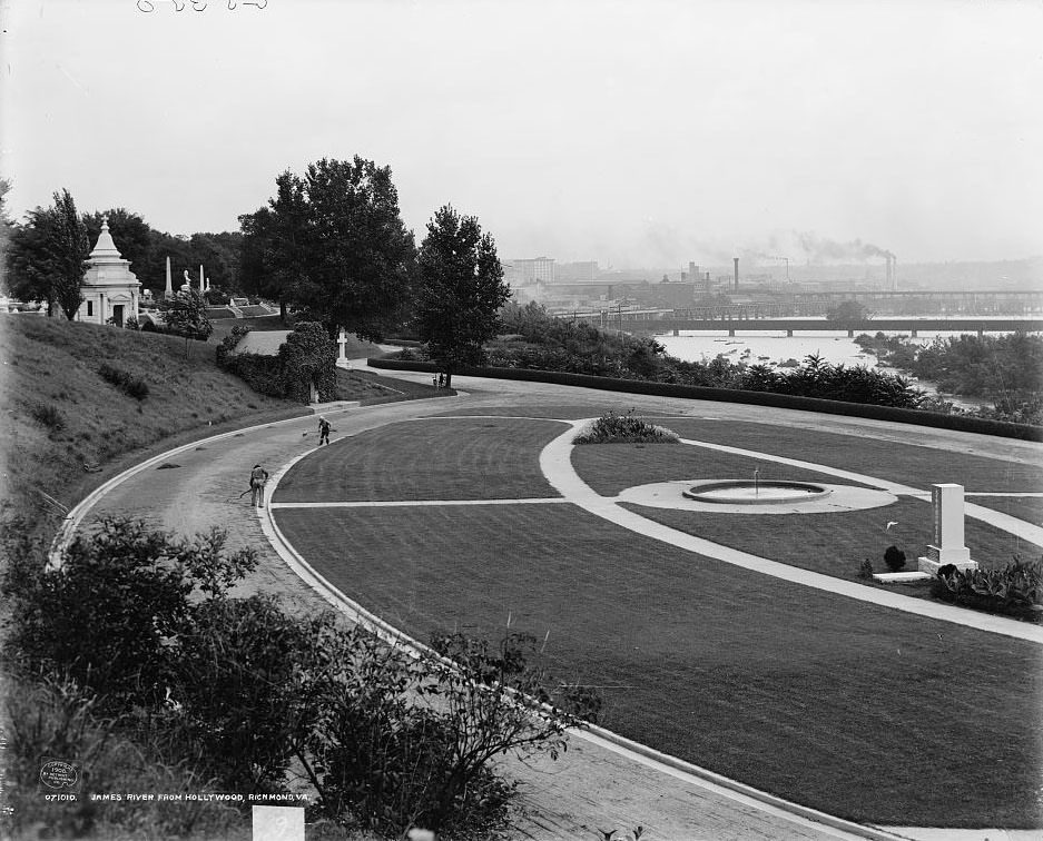 James River from Hollywood, Richmond, 1908