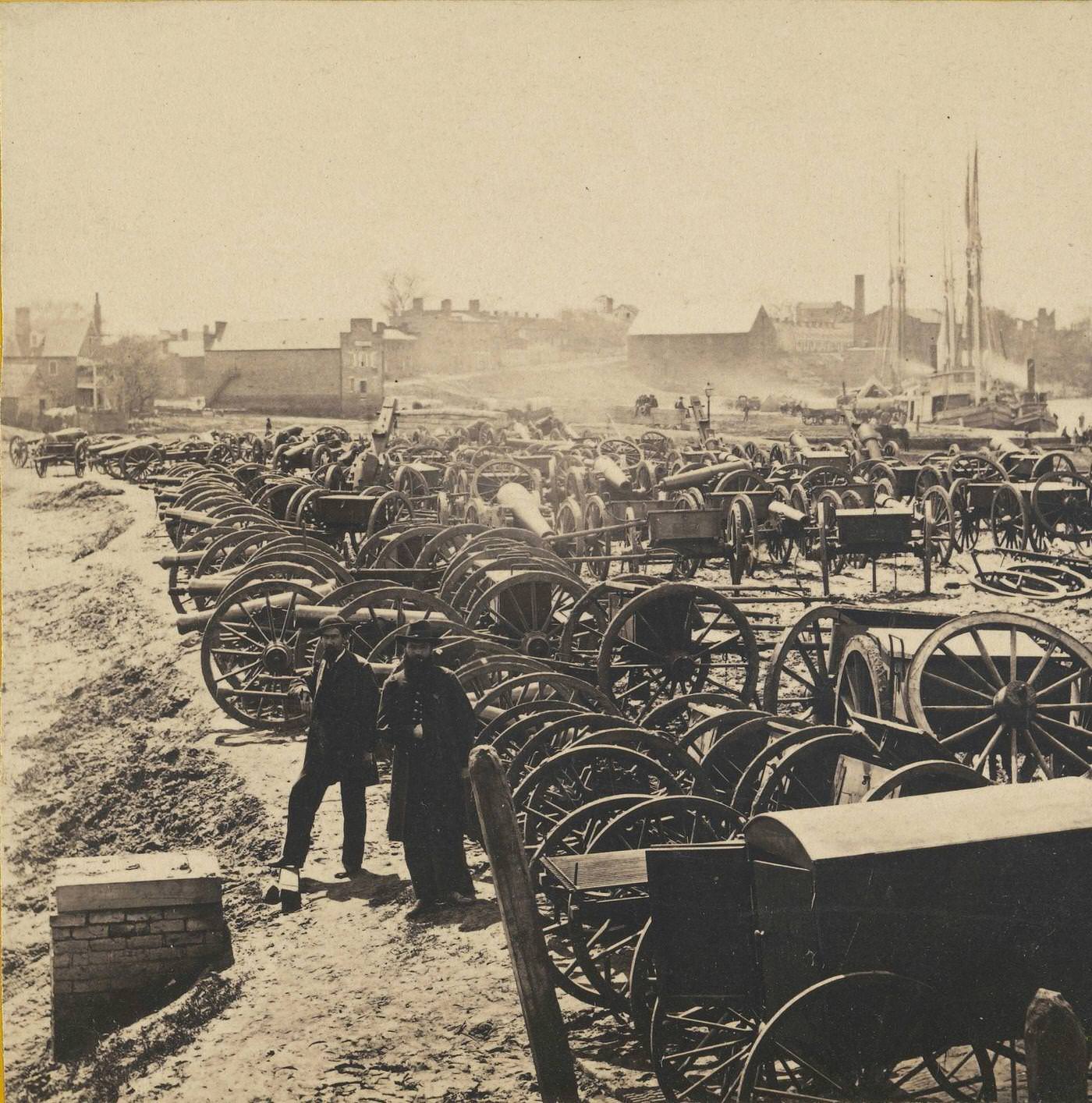Park of Captured Guns at Rocketts, Richmond, 1907