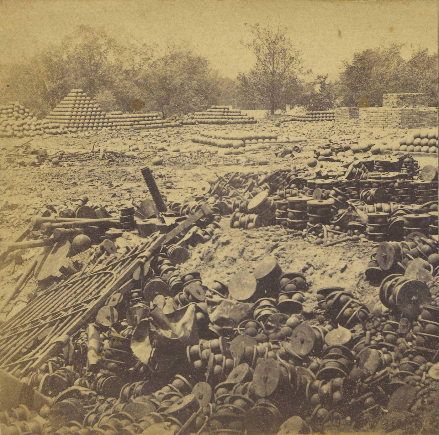 The Arsenal Grounds, near the Petersburgh R.R. Bridge, Richmond, 1907