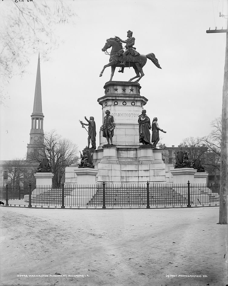 Washington's monument, Richmond, 1908