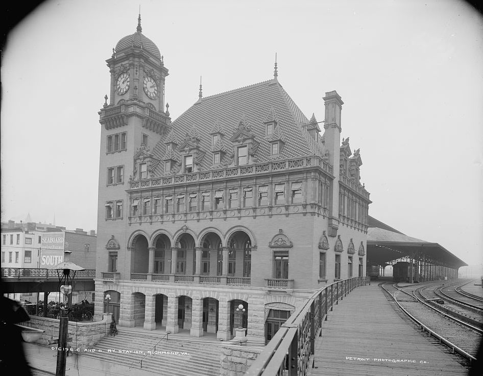 C. and O. Ry. station, Richmond, 1905