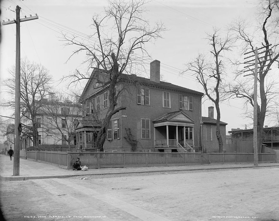 John Marshall's home, Richmond, 1905