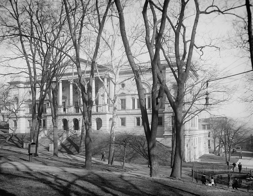 Virginia State Library, capitol's grounds, Richmond, 1908