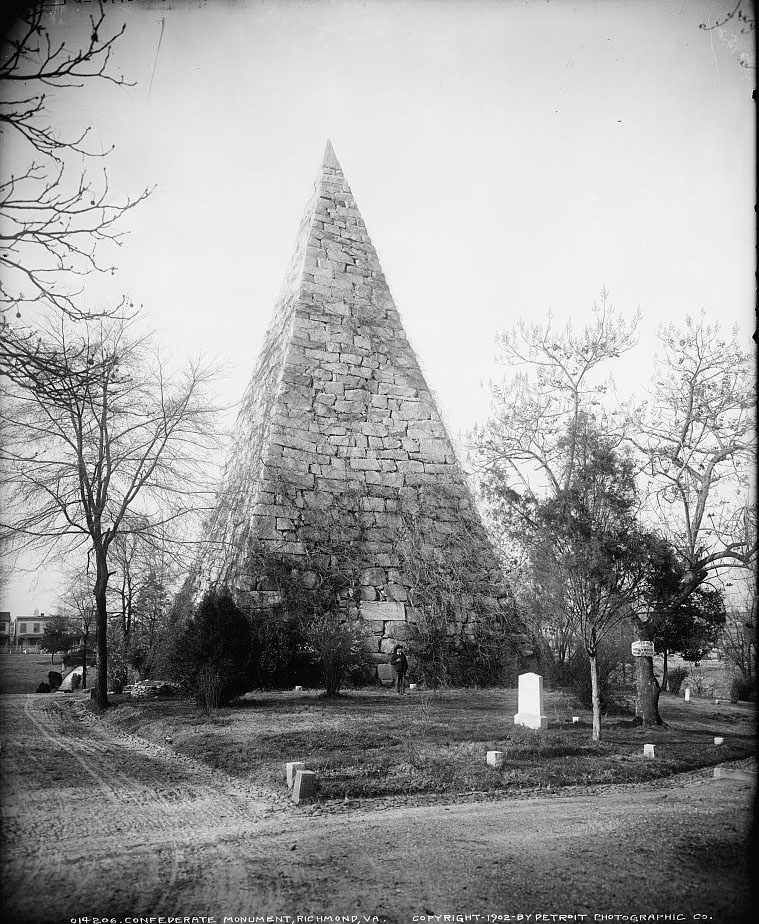 Confederate Monument, Richmond, 1902.