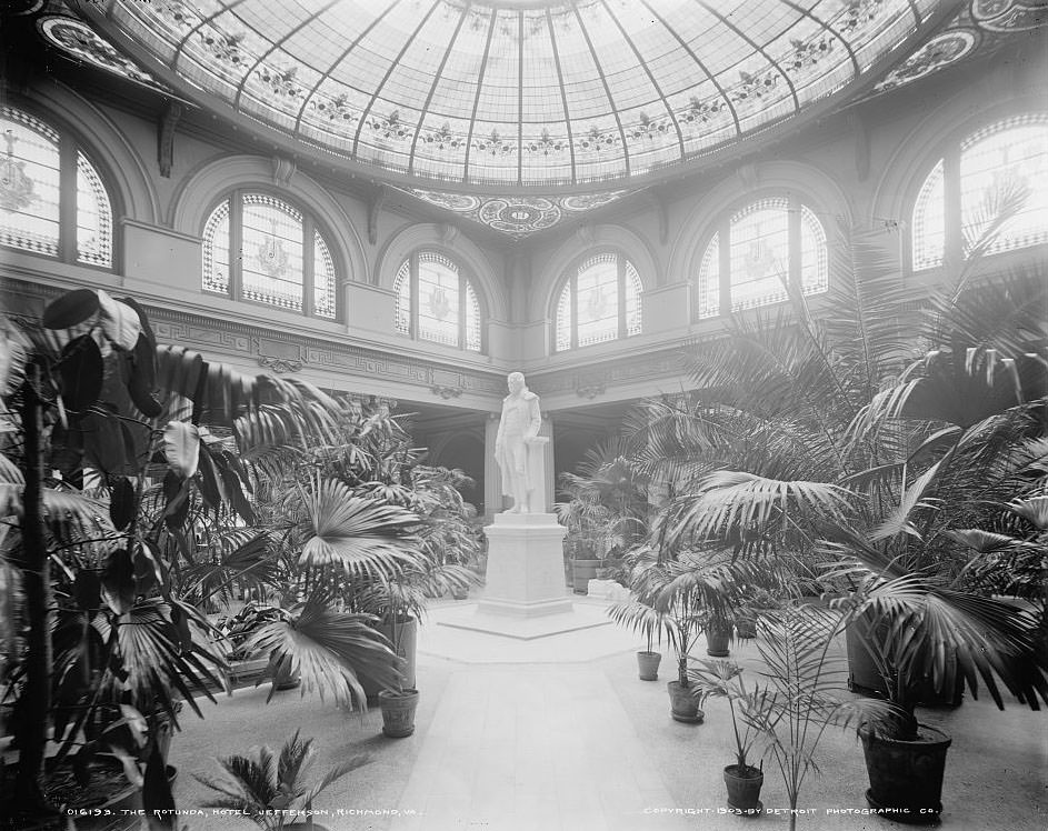 The Rotunda, Hotel Jefferson, Richmond, 1903.