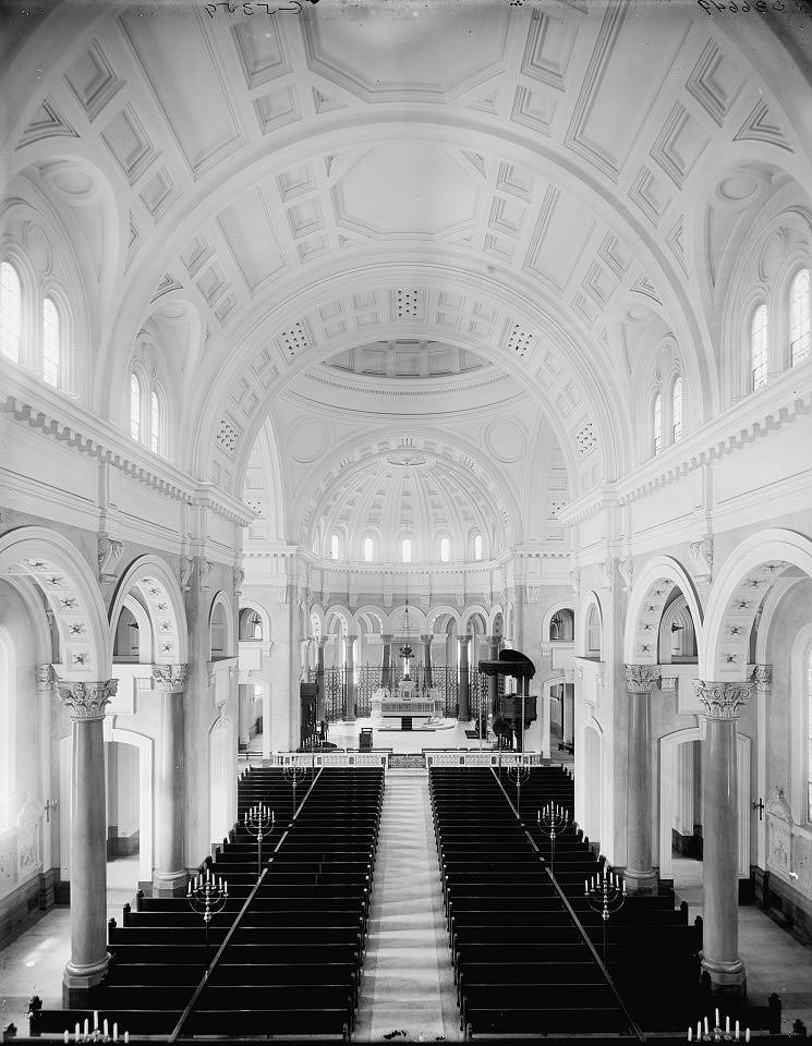 Interior, Sacred Heart Cathedral, Richmond, 1909