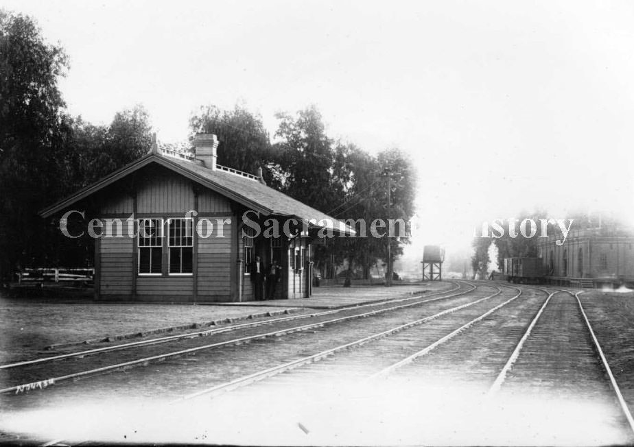 Folsom Train Depot, 1860