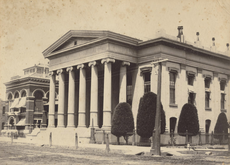 State Capitol at 7th and I Streets, 1860s