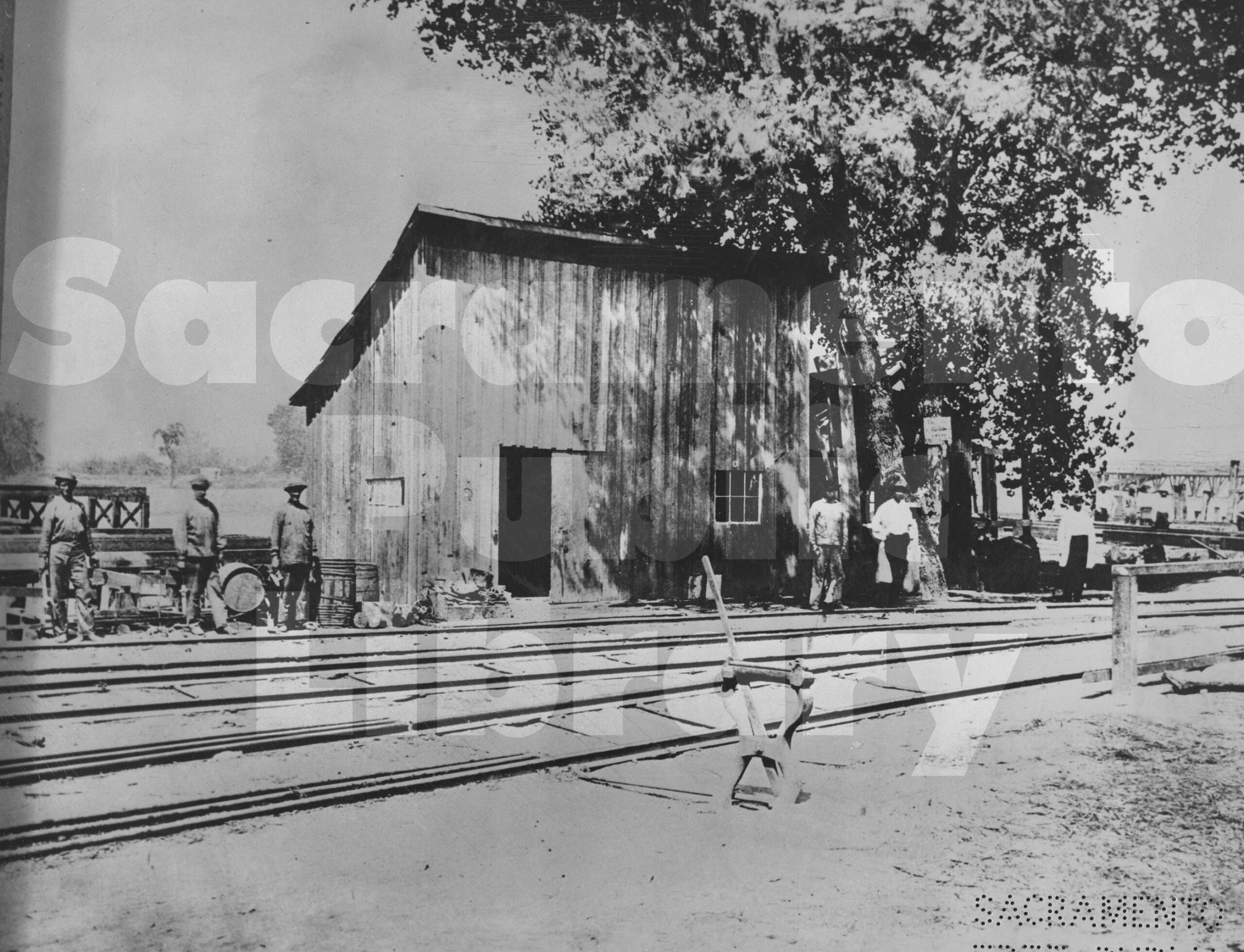 Original Central Pacific Depot, 1863