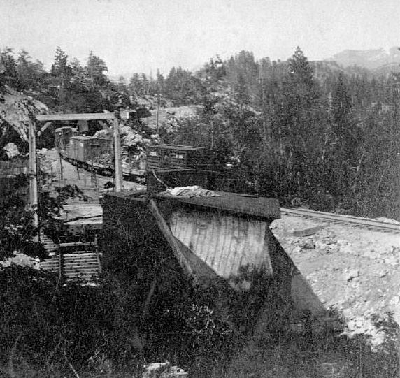 Emigrant Gap, Snow Plow and Turntable, 1860s,