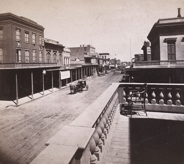 J Street, Sacramento, from Hastings', 1860s