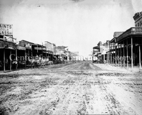 J Street, Sacramento, 1866