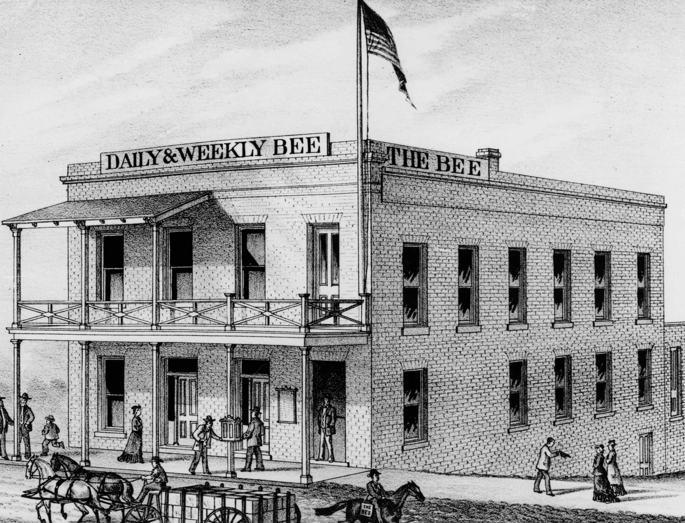 Sacramento Bee Building, 1860
