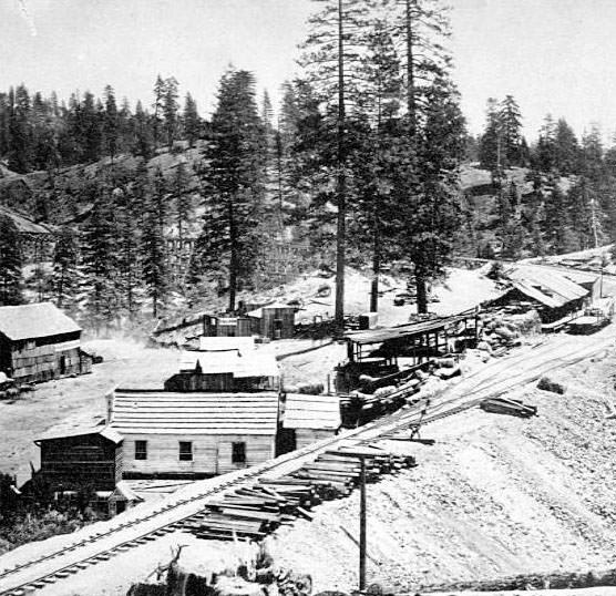 Secrettown, 62 miles from Sacramento, 1860s,