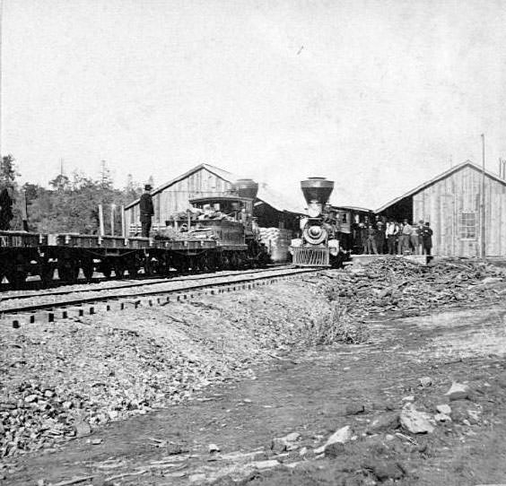 Auburn Depot, 36 miles from Sacramento, 1860s