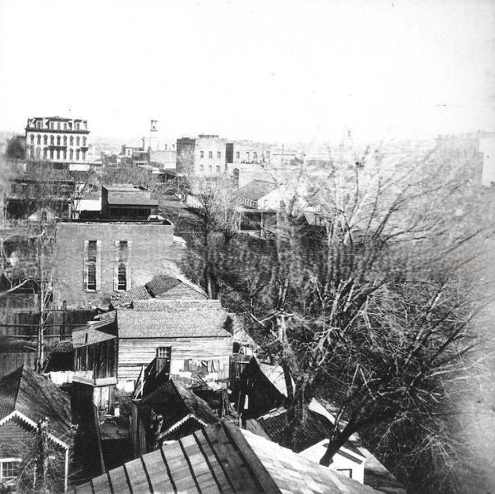 Downtown Sacramento, 1865