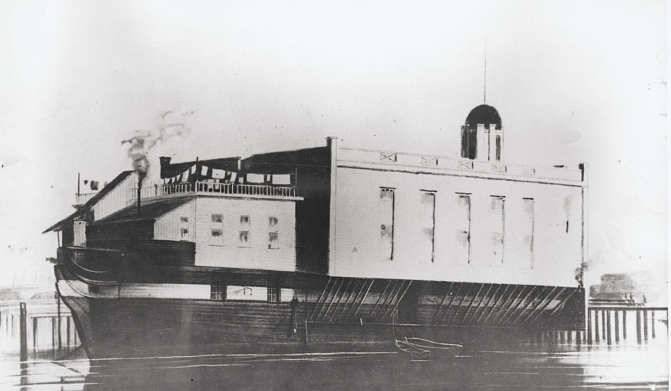 La Grange, moored on the Sacramento River opposite H Street; used as the second Sacramento County prison from 1860s