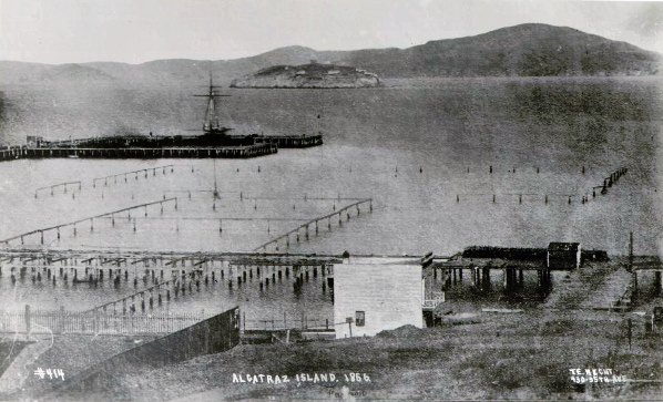 Alcatraz Island, 1856