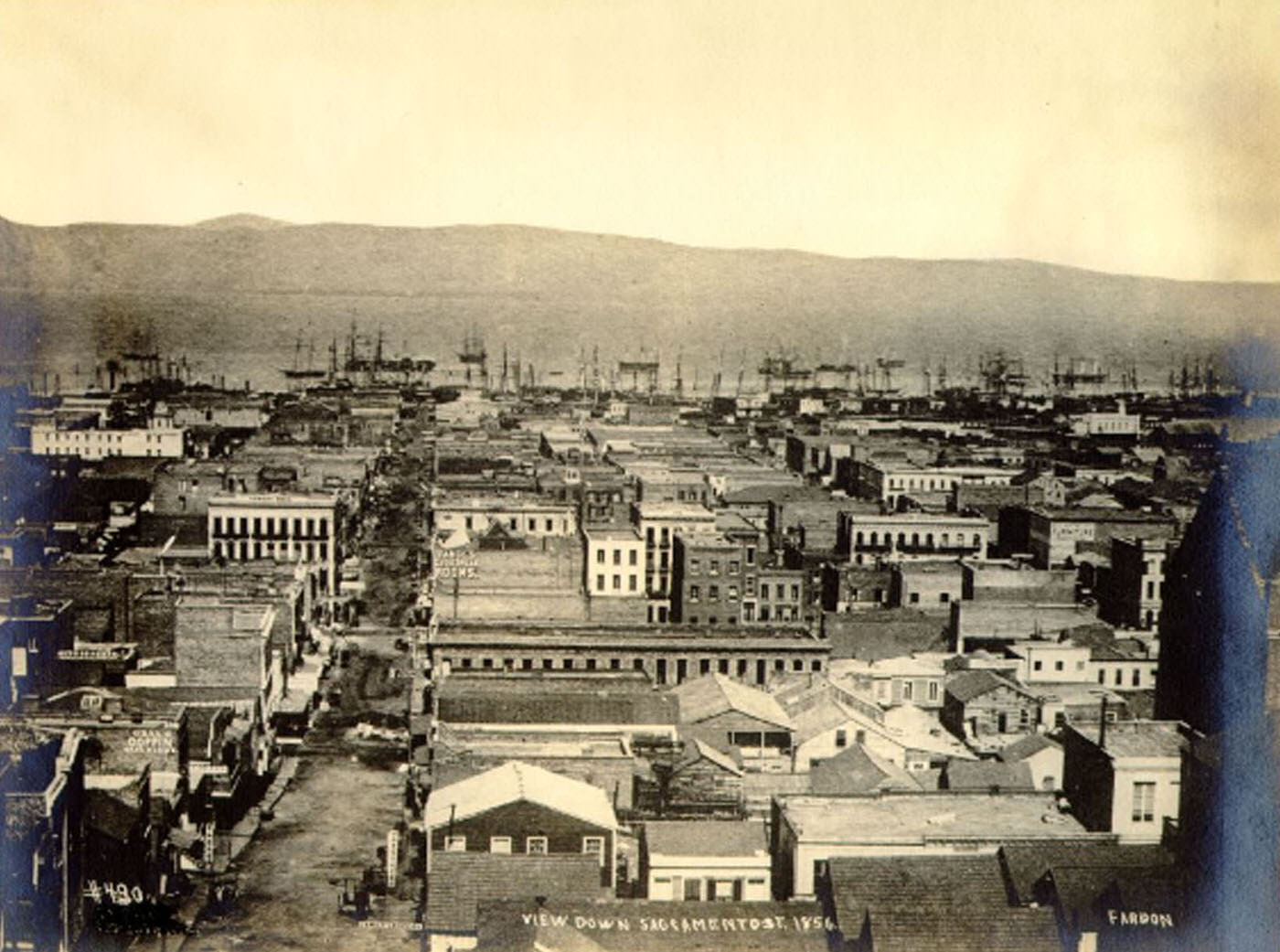 View Down Sacramento Street, 1856
