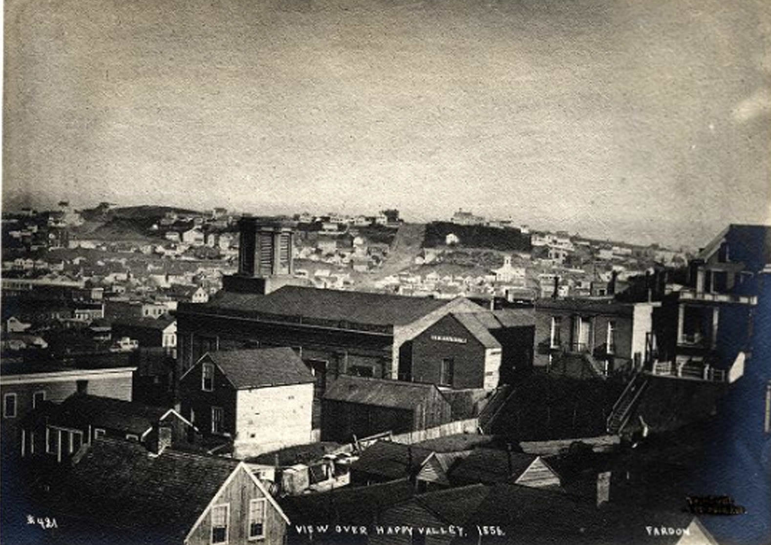 View over Happy Valley, 1856