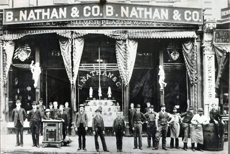 B. Nathan & Company, Kearny and Sacramento streets, 1856