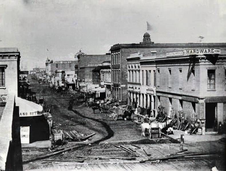 Battery Street, 1856