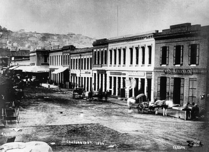 California Street in 1856