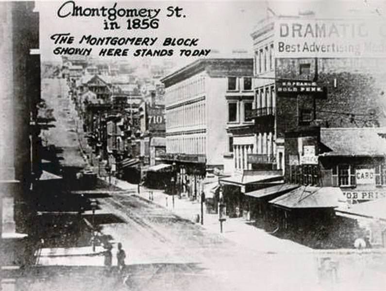 Montgomery street, 1856