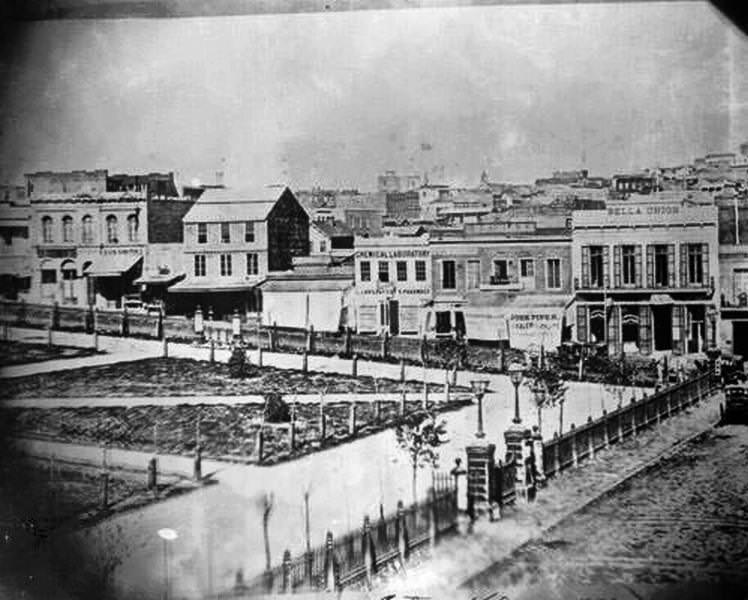 Portsmouth Square, 1856