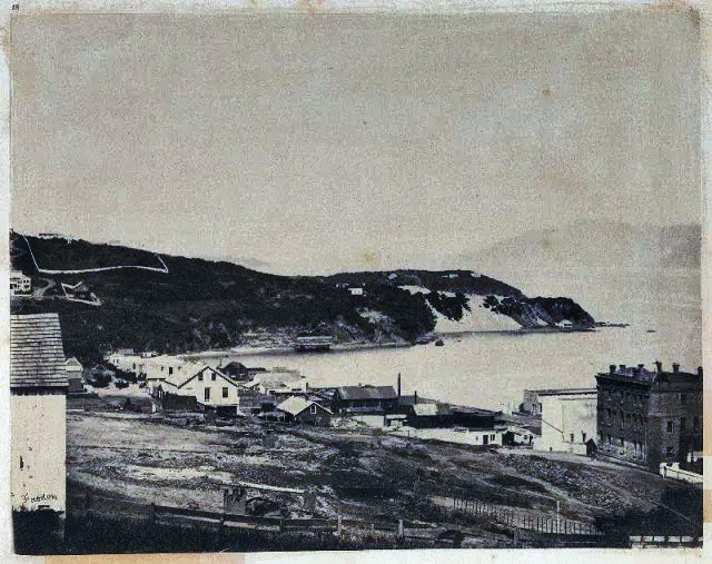 North Beach, from Telegraph Hill, 1850s