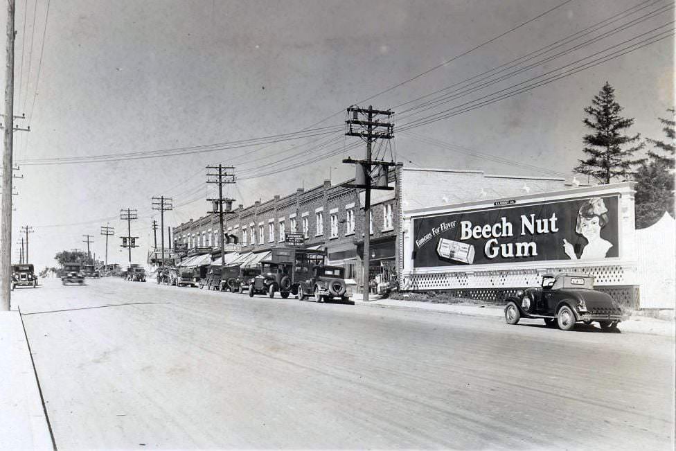 Eglinton & Highbourne looking northwest towards Avenue Road, 1930