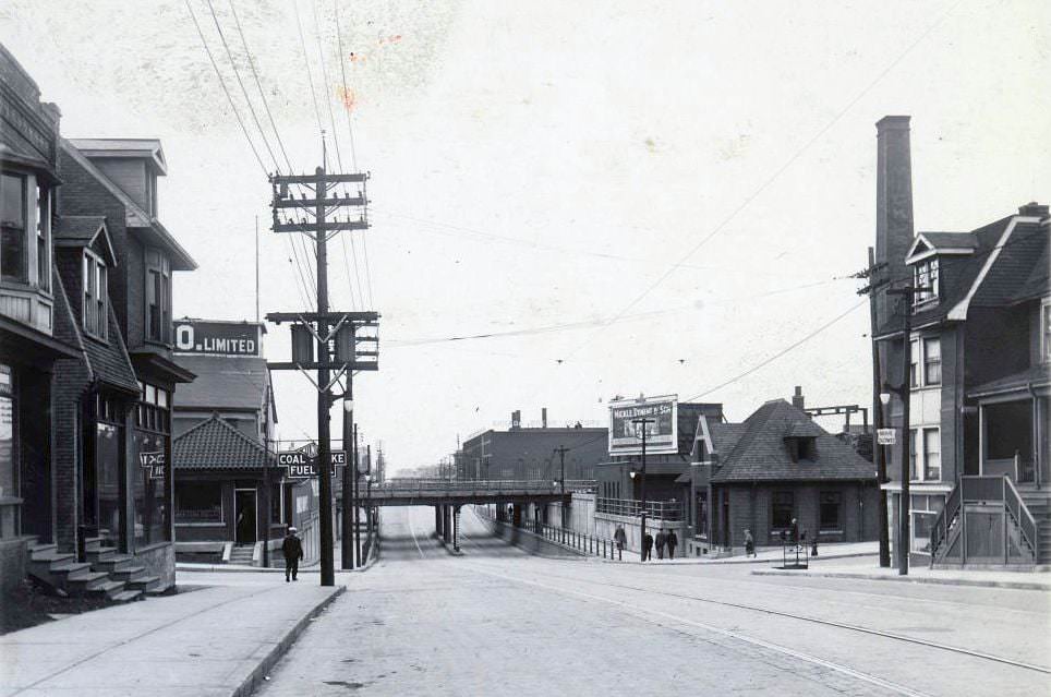 Bloor & Perth looking west, 1930