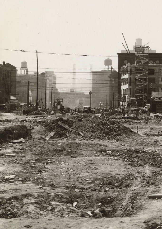 University Avenue from south of Queen Street West looking south, 1931