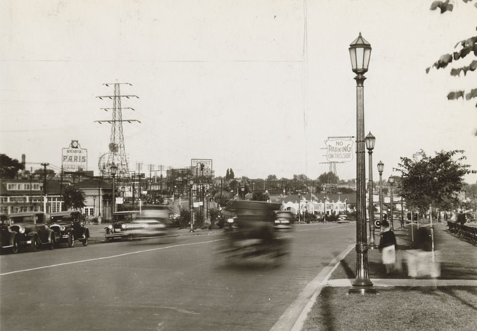 Lake Shore Road, Sunnyside, 1934