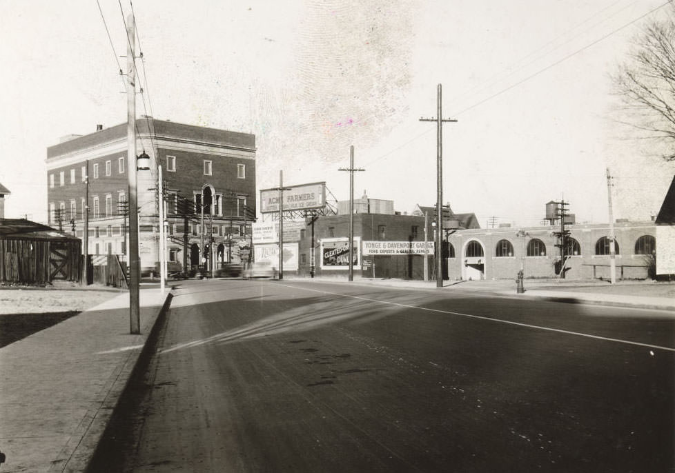 Church & Yonge looking northwest, 1933