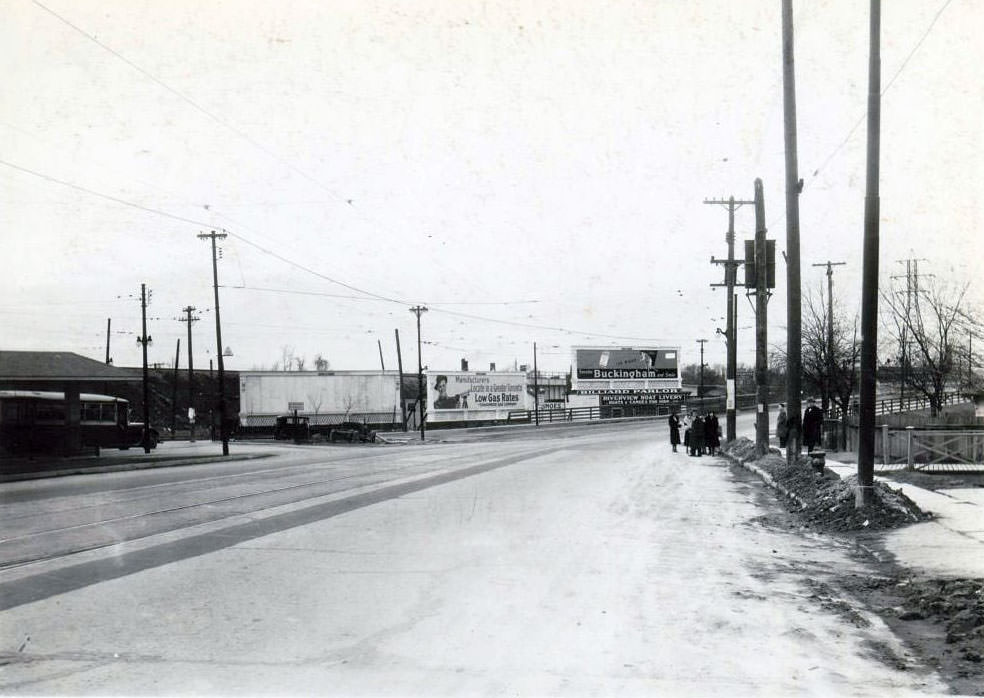 Humber loop looking east, 1933
