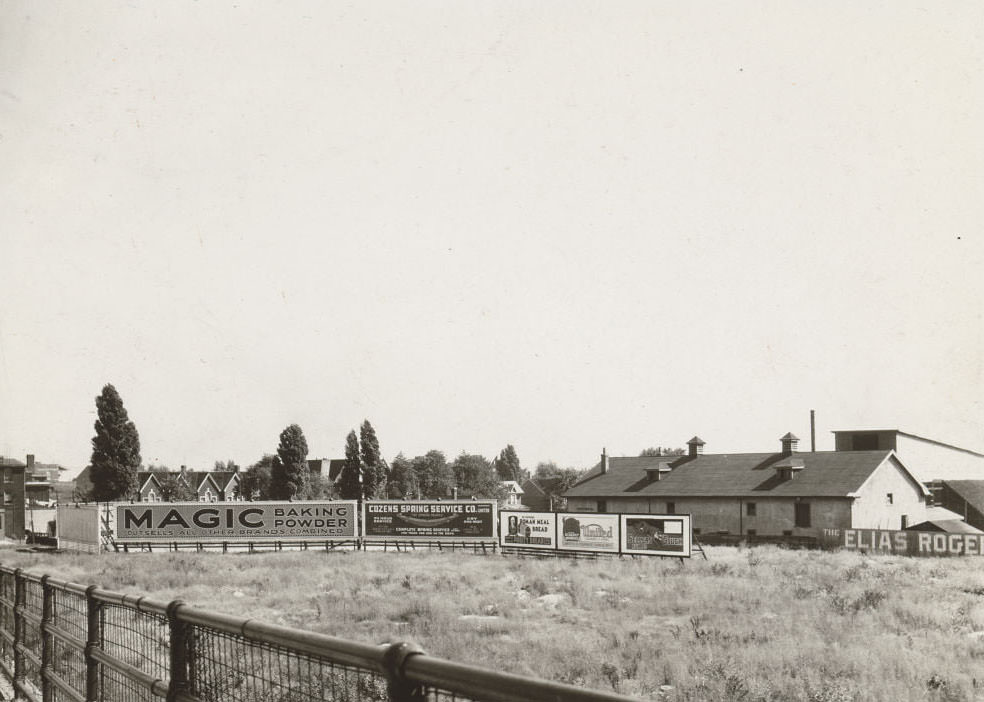 View from the back looking northeast - The Elias Rogers Company Limited - Bathurst north of Front Street, 1933