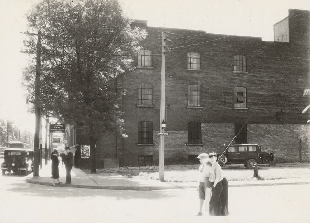 Crawford & Queen looking west, 1933