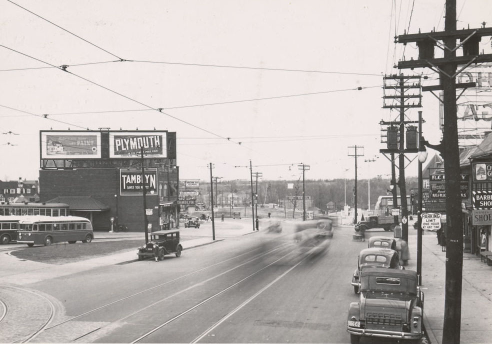 Bloor & Jane looking west, 1936