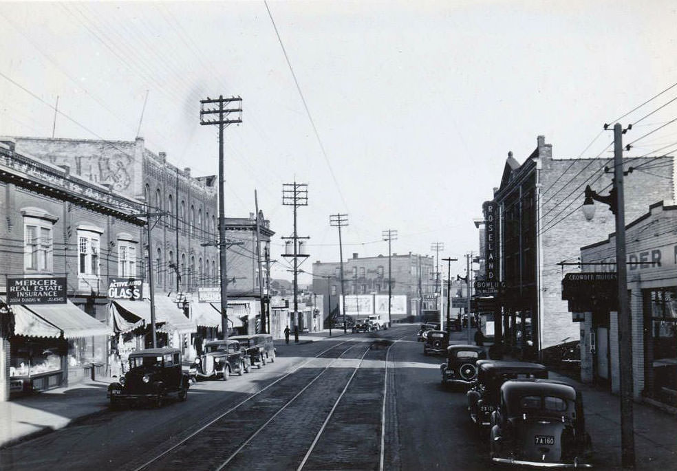 2804 Dundas Street West looking south-east, 1936