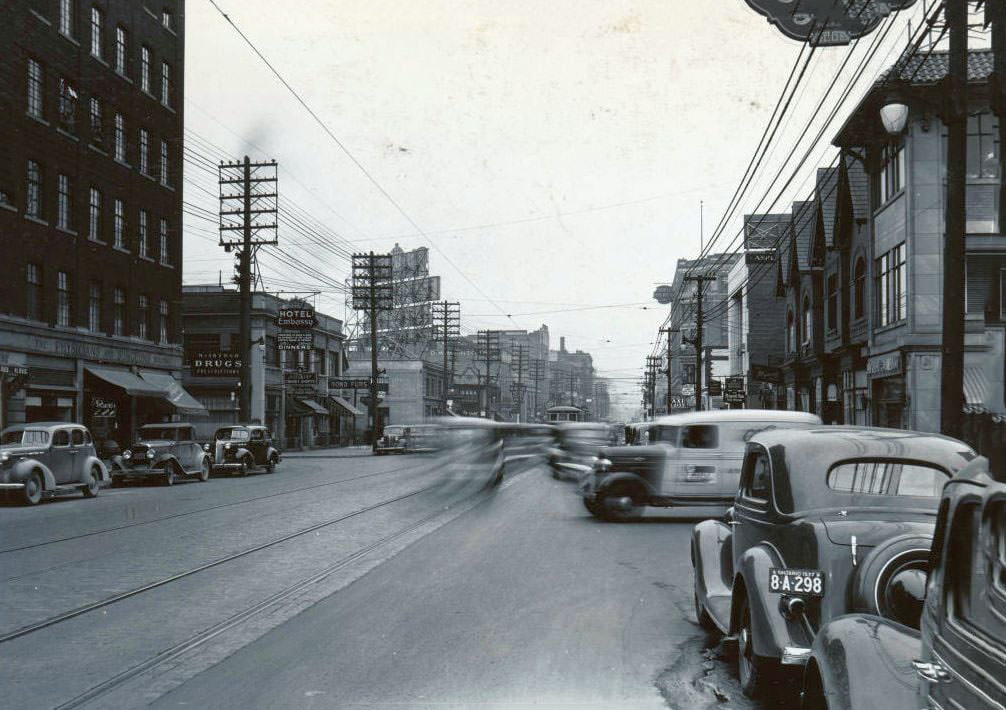 Bloor & Bellair looking northeast, 1938
