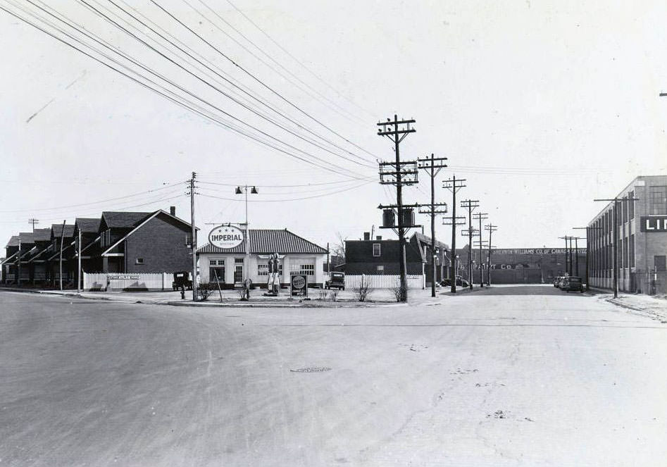 Eastern & Mosley facing east, 1937