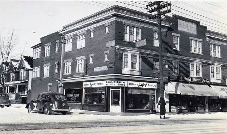 526 Danforth Avenue, at Ferrier Avenue, north-east corner, 1939