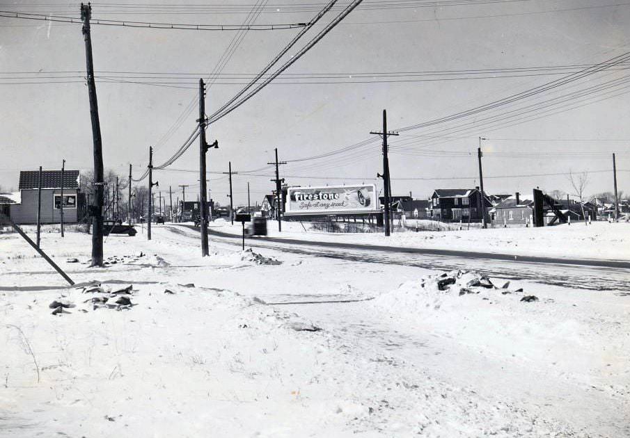 Danforth & Macey looking southeast, 1937