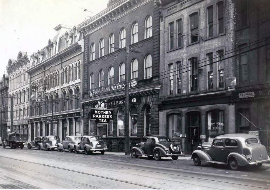 33 Front Street East. St. Lawrence Centre is now, 1937