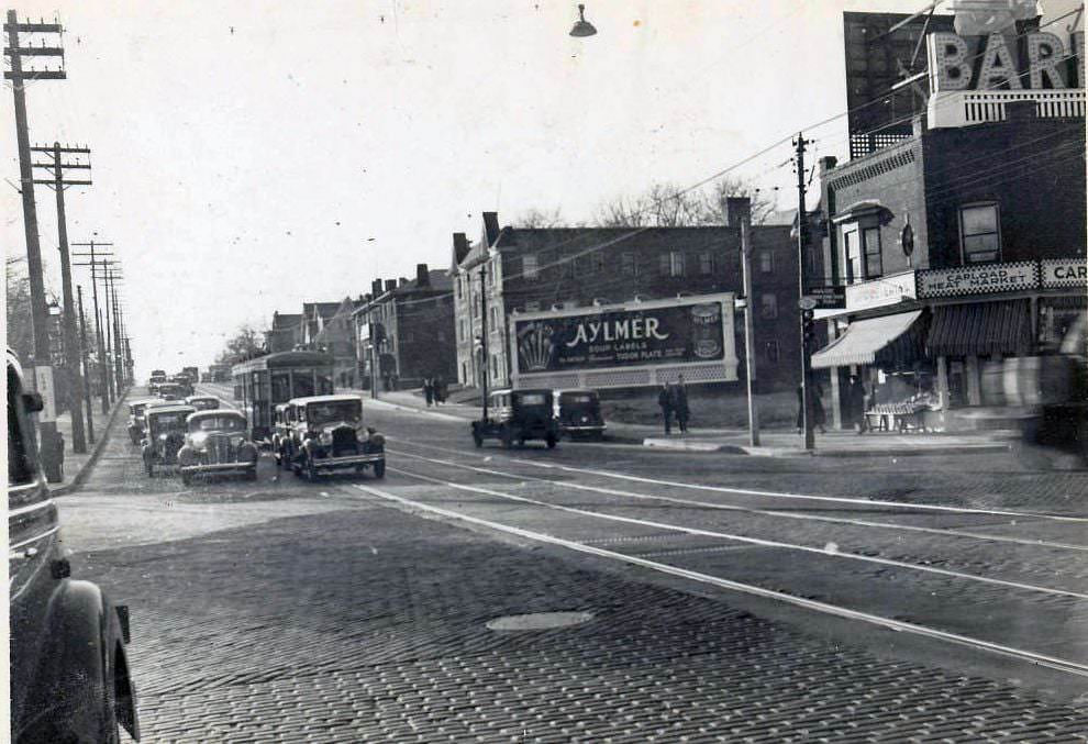 Keele & Bloor looking west, 1938