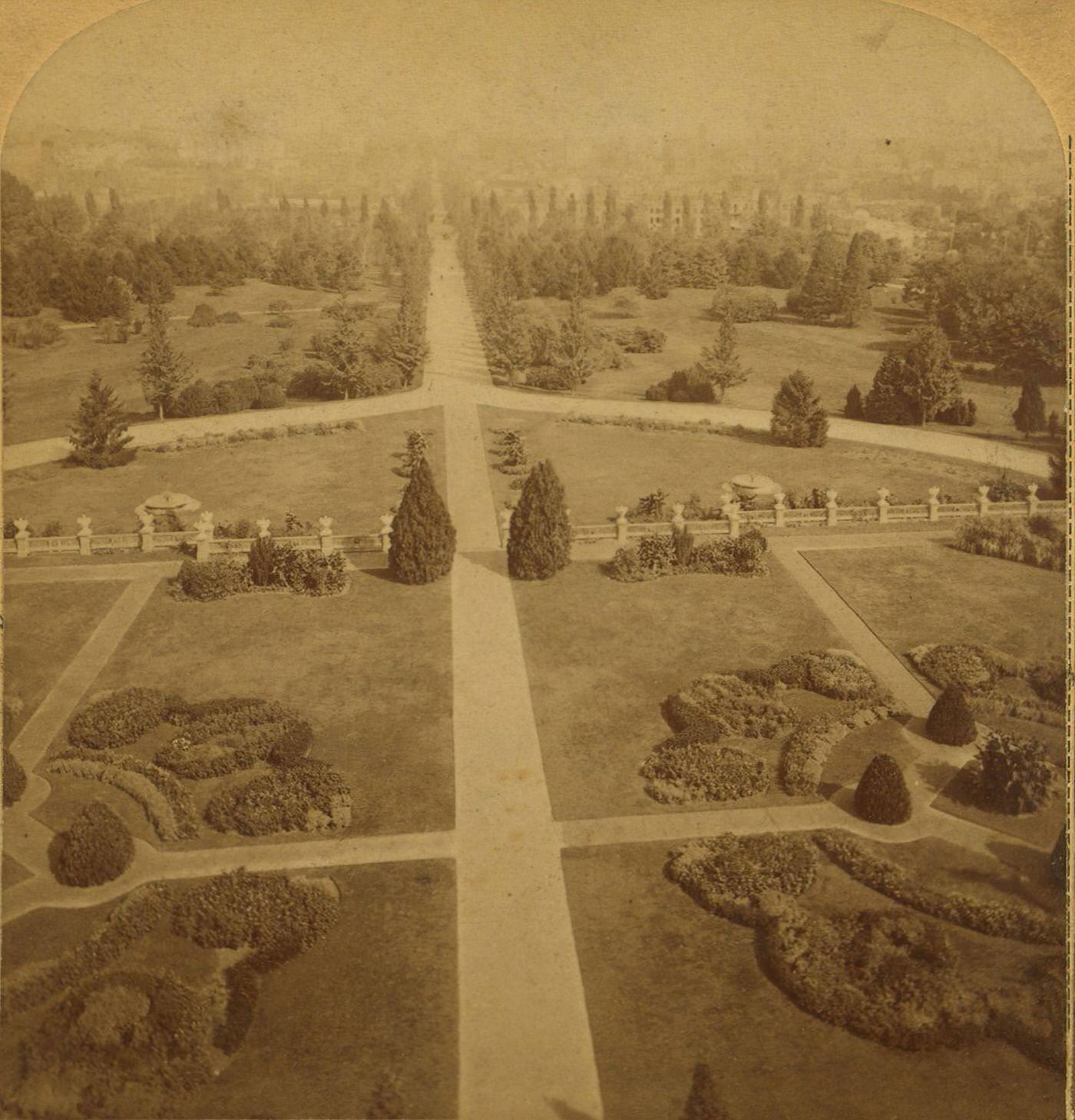 Grounds from the Agriculture Department, Washington, D.C., 1865