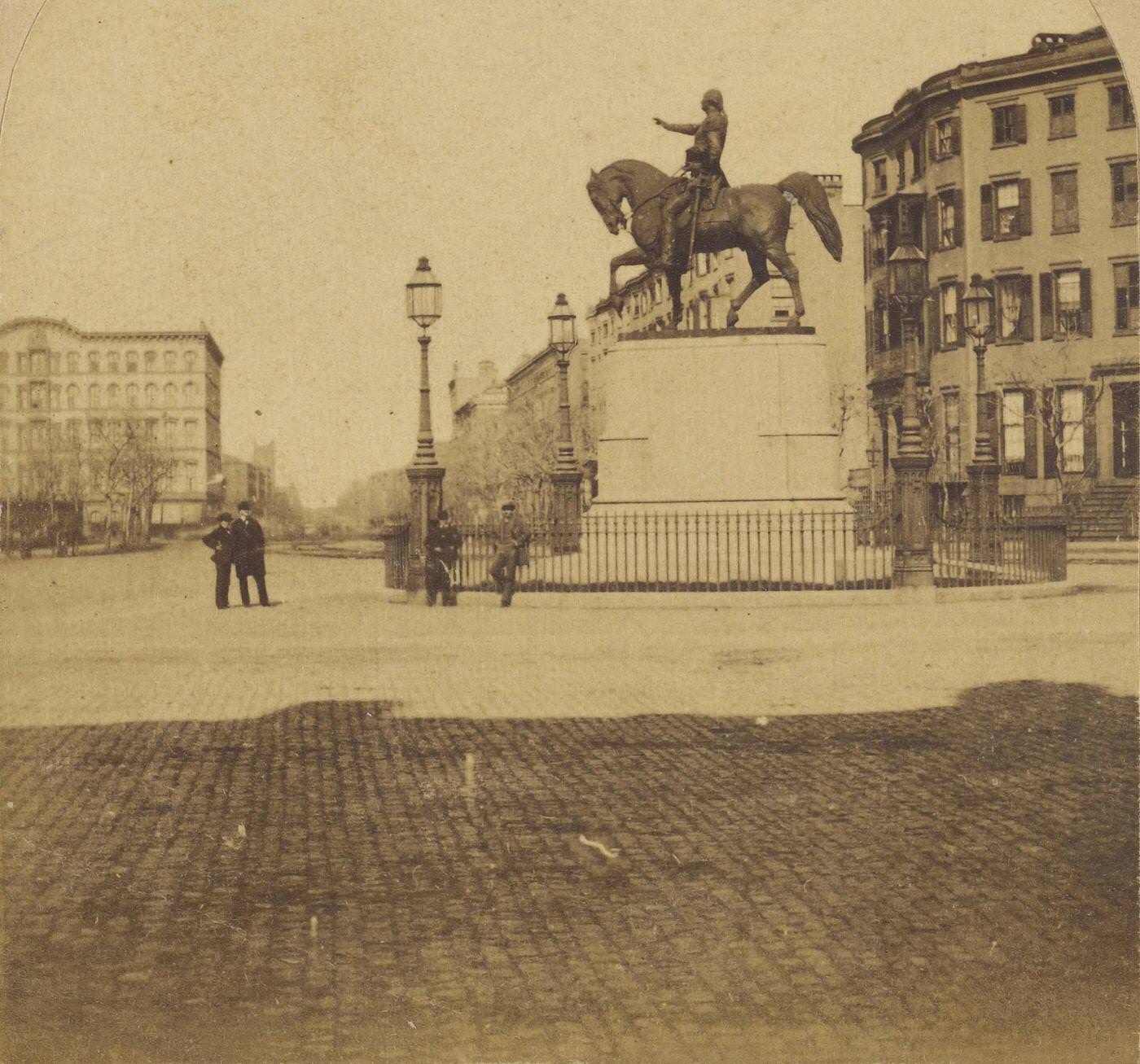 Statue of Washington, 1860s