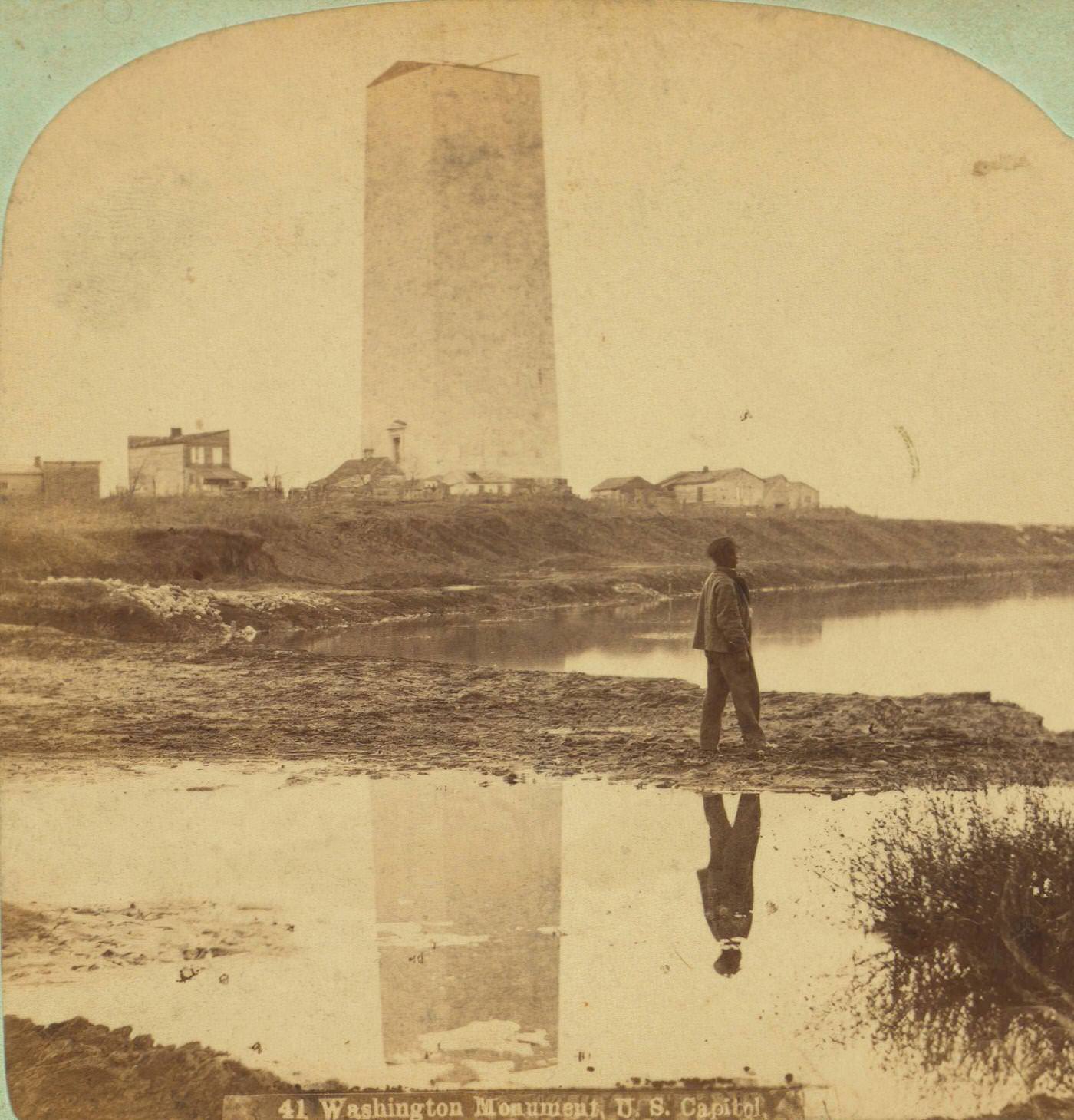 Washington Monument, 1865