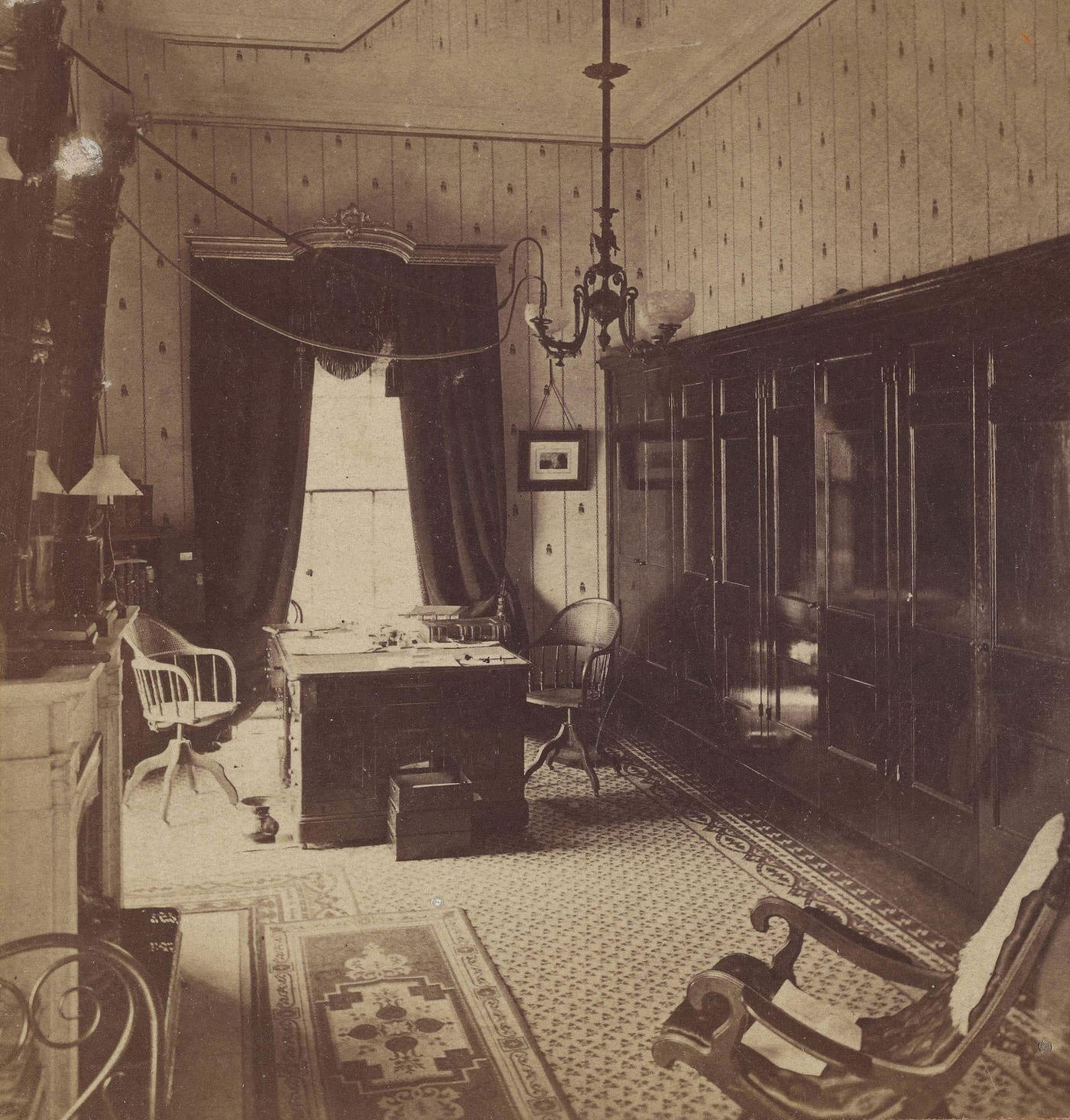 The President's Private Secretary's Room - White House. Washington, D.C., 1864